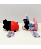 Disney Tsum Tsum Mini Birthday Minnie Mouse &amp; Mickey Mouse Plush Set - £7.02 GBP