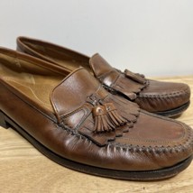 Florsheim Men&#39;s Brown Kilted &amp; Tasseled Loafers size 9.5 D ~ #11693 ~ #318221 - £18.40 GBP