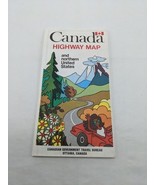 Vintage 1971 Canada Highway Map And Northern United States Brochure - $19.25