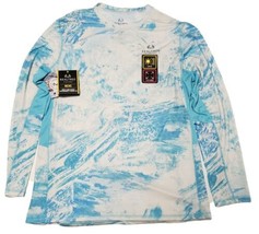 Realtree Aspect Mens Blue Riverdog Long Sleeve Performance Fishing Shirt... - $15.83