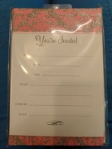 “You’re Invited” Pink Glitter Invitations With Envelopes(20 Count) - $5.63