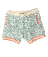 Chubbies Lounge Wear Blue Pink Diamond Terry Zip Pocket 7&quot; Shorts L Draw... - $24.29