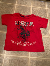 U.S. Polo Assn. T-Shirt Tee Red Infant Baby Boys Shirt Size 12 Months - £15.48 GBP