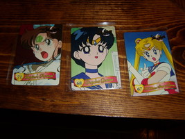 Lot of 3 Sailor Moon trading cards 67, 67, 71 - £7.81 GBP
