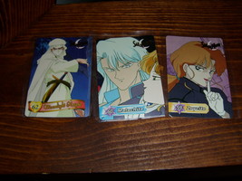 Lot of 3 Sailor Moon trading cards 59, 60, 62 - $10.00