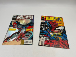 Nightwatch #1 and 5 (Marvel, 1994) Holofoil Venom Spider-man - £10.81 GBP
