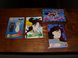 Lot of 4 Sailor Moon trading cards Lot #9 - £7.99 GBP