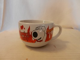 Family Guy White Ceramic Coffee Cup Brian the Dog Burning! from 2014 - £19.98 GBP