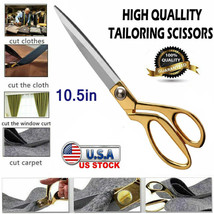 10.5&quot; German Steel Heavy Duty Upholstery Carpet Shears Tailor Scissors - £14.07 GBP