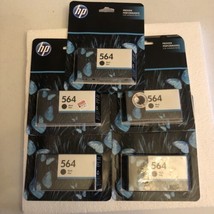 5 Hewlett Packard CB316WN HP564 Genuine Professional Photosmart Premium Ink - £32.50 GBP