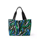 Diane Von Furstenberg DVF X Target Disco Zebra Print Green Tote Bag Purs... - $29.73 CAD