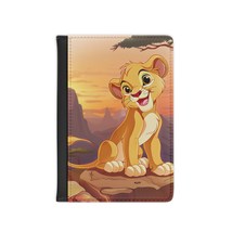 Passport Cover for Kids Lion Sitting on a Rock | Passport Cover Animals ... - $29.99