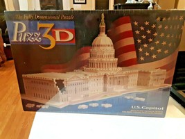 Puzz 3D Fully Dimensional Puzzle -- U.S. Capitol Building -- Brand New S... - $32.17