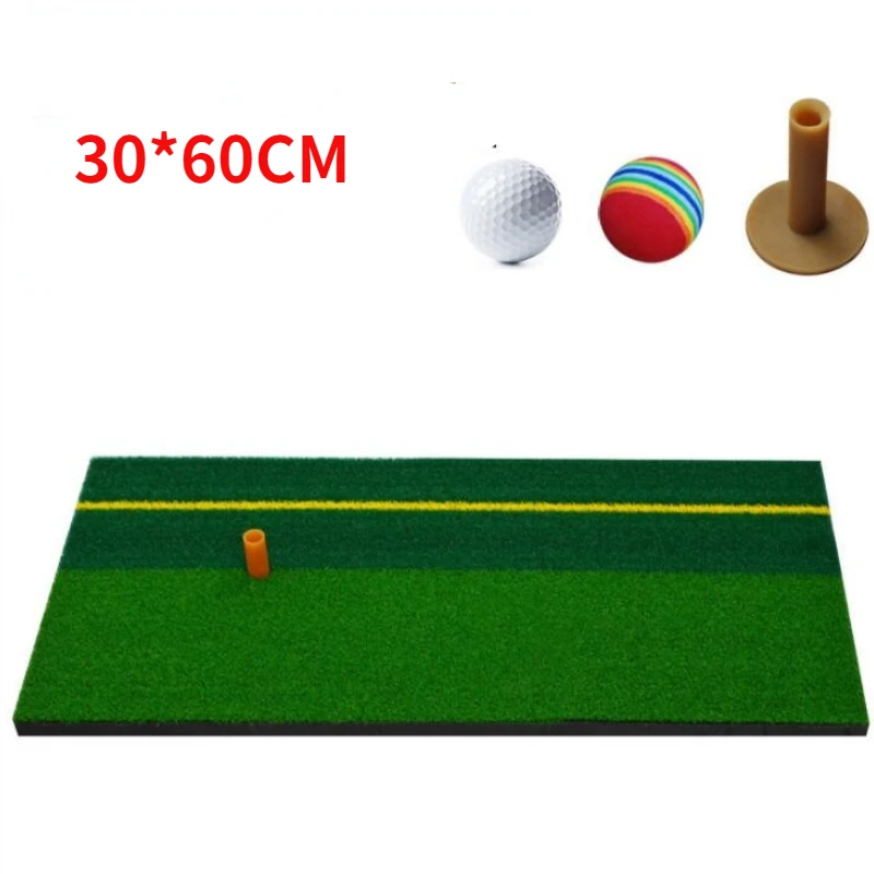 Sporting 50%HOT 60cm x 90cm Indoor Golf Practice Hitting Mat Faux Turf GrA Pad w - £56.12 GBP