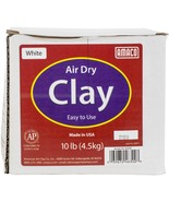 Air-Dry Modeling Clay 10lb-White - £22.07 GBP