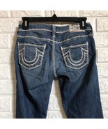True Religion straight low waist nat mega T jeans size 25 tall - £37.68 GBP