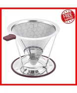 Portable Cone Coffee Dripper with Removable Cup - Perfect for Home and T... - $57.83 CAD
