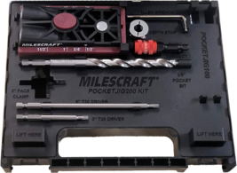 Milescraft 1325 Pocket Jig 200 Complete Double/Twin Pocket Hole Kit System - £27.96 GBP