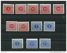 Czechoslovakia 1928 Mi 55-66 Sc J58-69 MNH/MH (2 stamps are Used) Doplata - £5.42 GBP