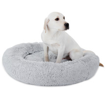Dog Bed Faux Fur Donut Cuddler Cat Bed Self-Warming Soft For Improved Sleep - £36.08 GBP