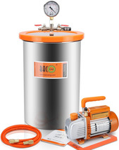 5 Gallon Vacuum Chamber Kit with Vacuum Pump Standard HVAC - £287.15 GBP