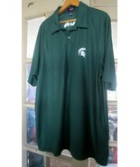 KING LOUIE Bowling Shirt Michigan State Spartans Made in U.S.A. Mens XL ... - £22.05 GBP