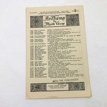Anthem For Mixed Voices #332-40022 The God of Abraham Praise Booklet Vin... - £9.67 GBP