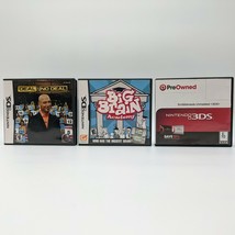 3 Game DS 3DS Big Brain Scribblenauts - Pre-Owned Lot - $13.85