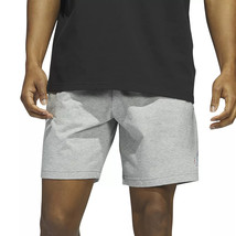 adidas Men&#39;s 7&quot; Essentials Americana Jersey Shorts Grey Heather-XL - $369.57 MXN