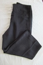 Talbots pants cropped  Capri Size 12 black inseam 24&quot; wide leg - £11.71 GBP