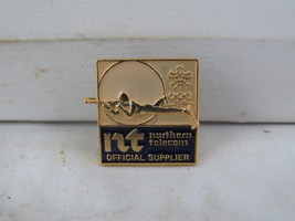 1988 Winter Olympics Pin - Northern Telecom Biathlon Event - Stamped Pin - $15.00