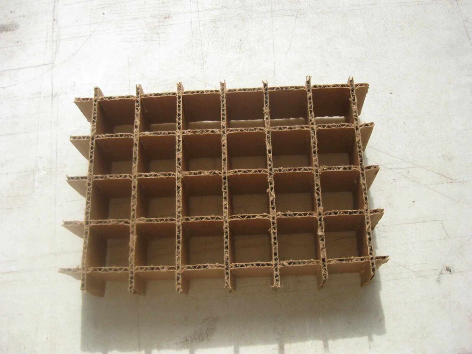 Cardboard Dividers 5 Sets 10&quot; X 7&quot; X 2.3/8&quot; High 24 cell Priority Mail A1 - $2.90