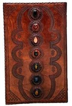 14"x22" 7 Stone leather blank book - $5,833.96 MXN