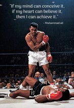 Muhammad Ali Motivational Poster | Achieve | Confidence | Boxing Wall Art | NEW - £15.89 GBP