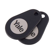 Yale Smart Door Lock Key Tags (Twin Pack) - Black  - $15.00