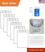 Clear Vinyl Vertical ID Badge Holders - 200 Pcs, Waterproof &amp; Reusable w... - $54.00