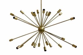 Huge Size 24 Arms Brass Sputnik Chandelier mid century style Decorative Lighting - £188.34 GBP