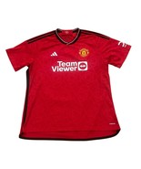 Adidas 2023-2024 Manchester United F.C. Red Home Kit Soccer Jersey Men&#39;s... - €51,42 EUR