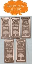 1 Lb x 5 Pcs .999 Copper Bullion Bars ( Total 5 Pounds ) - $238.77