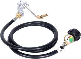 5FT Propane Adapter Hose with Propane Grill Regulator Suitable for Black... - $42.72