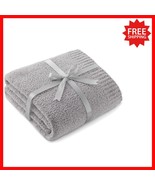 Machine Washable Soft Cozy Throw Blanket - Stylish Gray, Perfect for All... - $764.70 MXN