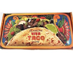 GlamLite Cosmetics Viva Taco Eyeshadow Palette 15 Shades New in Box - $36.00