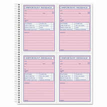TOPS Telephone Message Book Fax/Mobile Section 5 1/2 x 3 3/16 Two-Part 2... - $22.99