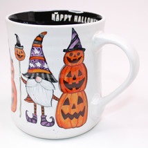 Cobwebs And Cauldrons Gnome Pumpkin Happy Halloween Coffee Mug Trick Or ... - £8.79 GBP