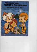 VINTAGE 1975 Flintstones Pebbles Bamm Bamm New Kid on the Block Book - £7.78 GBP