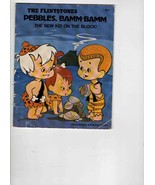 VINTAGE 1975 Flintstones Pebbles Bamm Bamm New Kid on the Block Book - £7.73 GBP