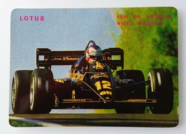 NIGEL MANSELL &amp; LOTUS 95T ✱ RARE VTG Formula 1 Pocket Calendar Portugal ... - £15.68 GBP
