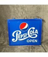 Pepsi Cola Open light up sign 20in x 16.5 in Untested No Power Cord - $95.72 CAD