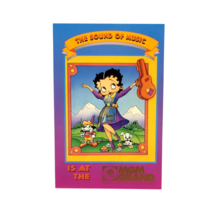 Betty Boop MGM Grand Postcard Collectors Series 010 Vintage 1993 Sound of Music - £7.95 GBP