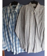 Orvis Bundle Lot Of 2 Button Down LS Shirts XL Solid Logo NEW W/ Out Tags! - £28.70 GBP